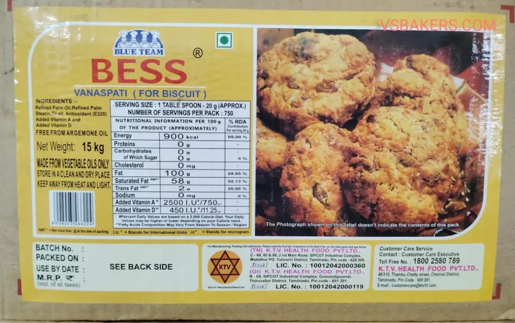 Bess Biscuit- 15kg